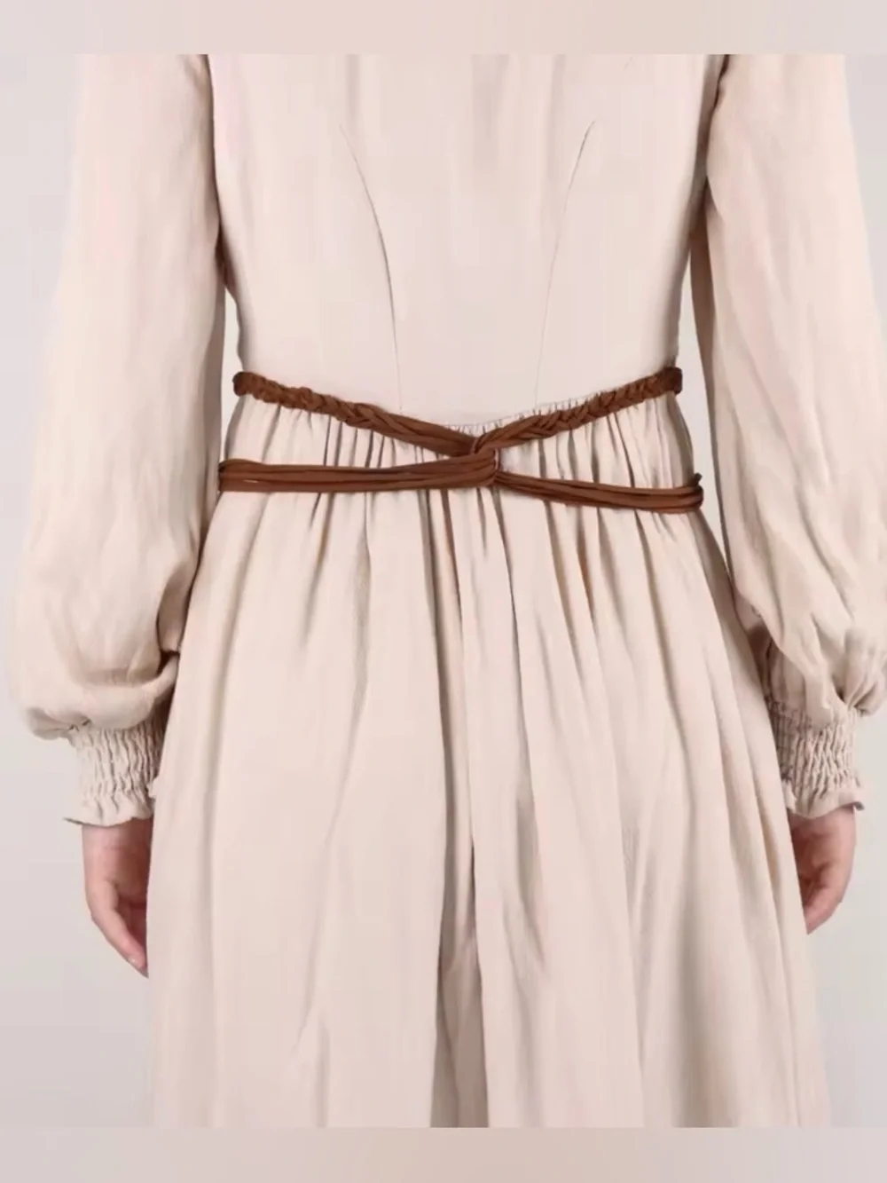 Boho Brown Moon Belt Celestial Wrap Waist Tie Renaissance Fairycore